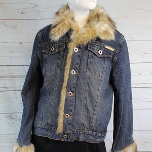 One Tuff Babe Jean Jacket Size M